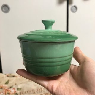 ルクルーゼ(LE CREUSET)の新品未使用 ルクルーゼ☆ラムカン蓋つき(食器)