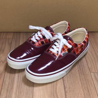 ヴァンズ(VANS)の限定 VANS ERA CROCO V95L 27cm クロコ柄 エナメル 赤(スニーカー)