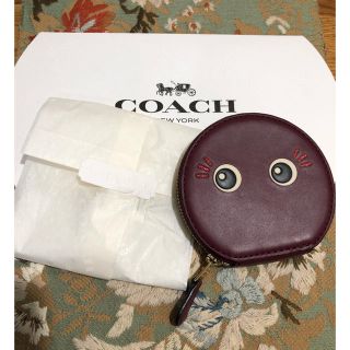 コーチ(COACH)のCOACH コインパース 中古品 ワインレッド  お箱無し(コインケース)