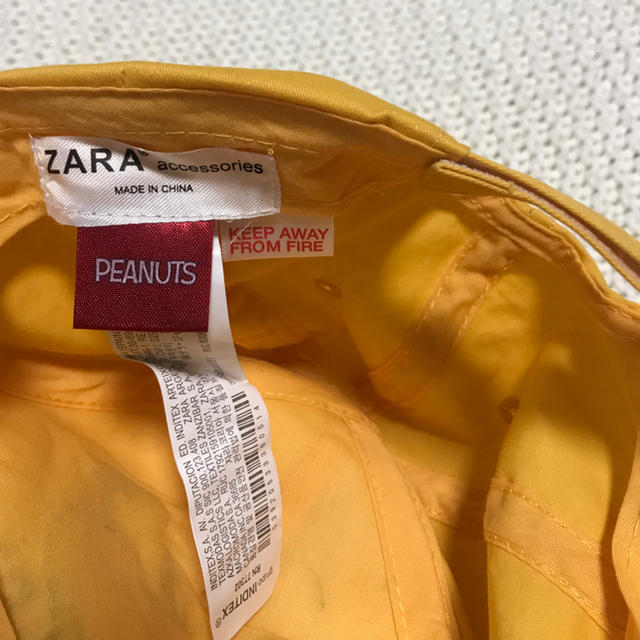 ZARA(ザラ)のZara スヌーピーキャップ キッズ/ベビー/マタニティのこども用ファッション小物(帽子)の商品写真