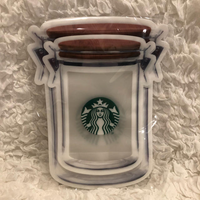 Starbucks Coffee(スターバックスコーヒー)のスタバ ジッパーバッグ 6枚セット インテリア/住まい/日用品のキッチン/食器(収納/キッチン雑貨)の商品写真