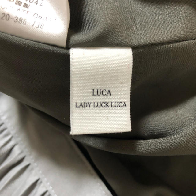 LUCA(ルカ)のLADY LUCK LUCA プリーツスカート グレー レディースのスカート(ひざ丈スカート)の商品写真