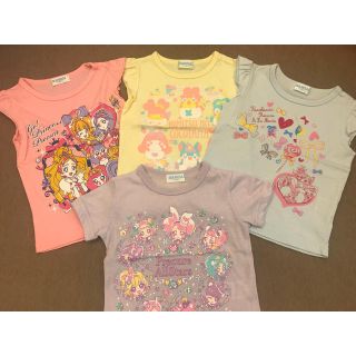 バンダイ(BANDAI)の100 プリキュア 半袖 4枚セット！(Tシャツ/カットソー)