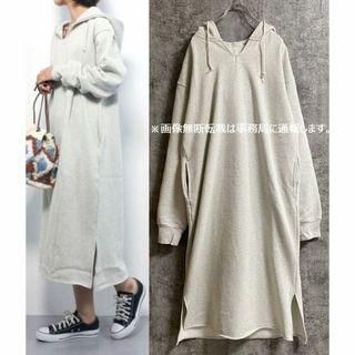 フリークスストア(FREAK'S STORE)の2018AW フリークス ストア スウェット パーカー ロング ワンピース(ロングワンピース/マキシワンピース)