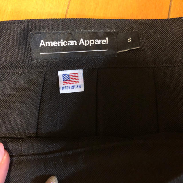 American Apparel(アメリカンアパレル)のアメリカンアパレル    黒  テニススカート  S レディースのスカート(ミニスカート)の商品写真