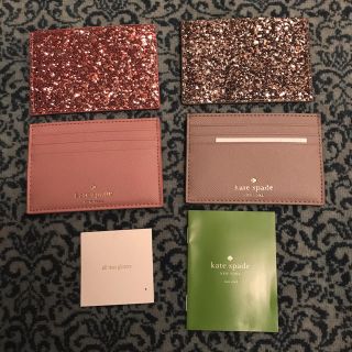 ケイトスペードニューヨーク(kate spade new york)の新品★ケイトスペード  パスケース グリッター(名刺入れ/定期入れ)