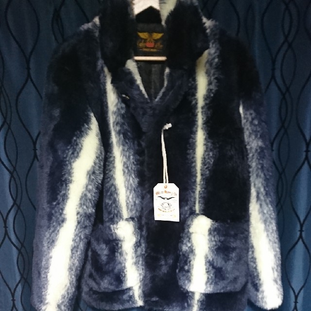 CALEE(キャリー)のCALEE 18AW「FAKE FUR SINGLE P COAT 」Mサイズ メンズのジャケット/アウター(ブルゾン)の商品写真