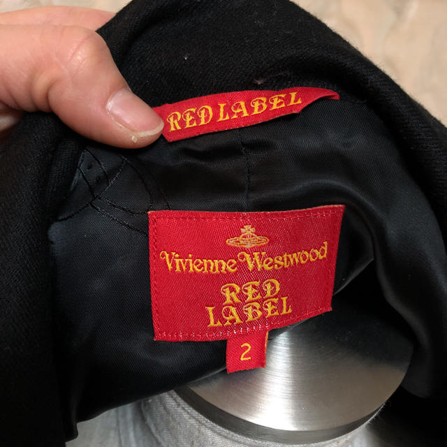 Vivienne Westwood(ヴィヴィアンウエストウッド)のVivienne Westwood RED LABEL ウールジャケット 黒 レディースのジャケット/アウター(テーラードジャケット)の商品写真