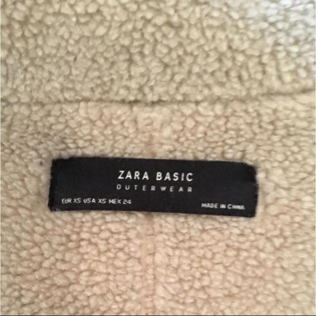 ZARA(ザラ)のザラ ムートンジャンバー美品 レディースのジャケット/アウター(毛皮/ファーコート)の商品写真