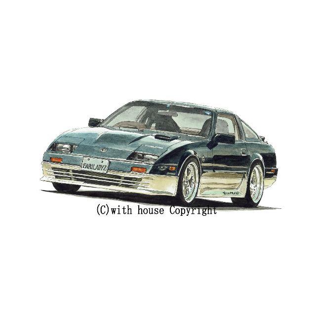 NC-763 240Z/300ZX Z31限定版画 直筆サイン額装●作家平右ヱ門 3