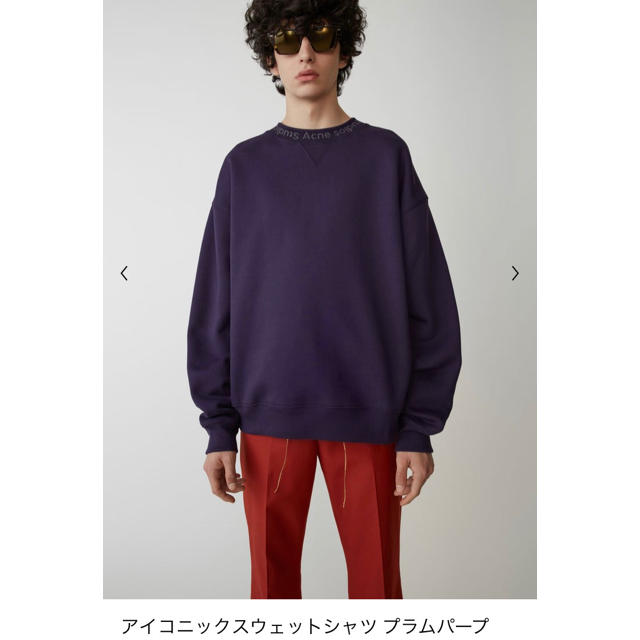 【冬の差し色】Acne Studios モックネック ネックロゴ スウェット