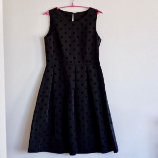 ドットアンドストライプスチャイルドウーマン(Dot&Stripes CHILDWOMAN)のベロアのドットワンピース(ひざ丈ワンピース)