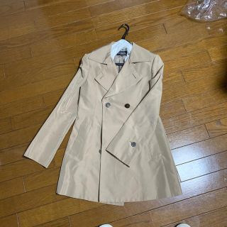 フォクシー(FOXEY)のシルク春物コートベージュ(その他)