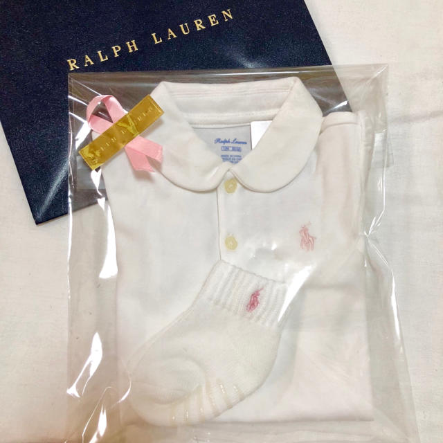 Ralph Lauren(ラルフローレン)の後一点！定価半額以下！ラルフギフトセット☆80定番セット キッズ/ベビー/マタニティのベビー服(~85cm)(Ｔシャツ)の商品写真