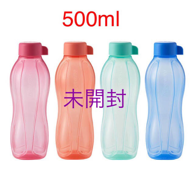 タッパーウェア  エコボトル  500ml インテリア/住まい/日用品のキッチン/食器(容器)の商品写真