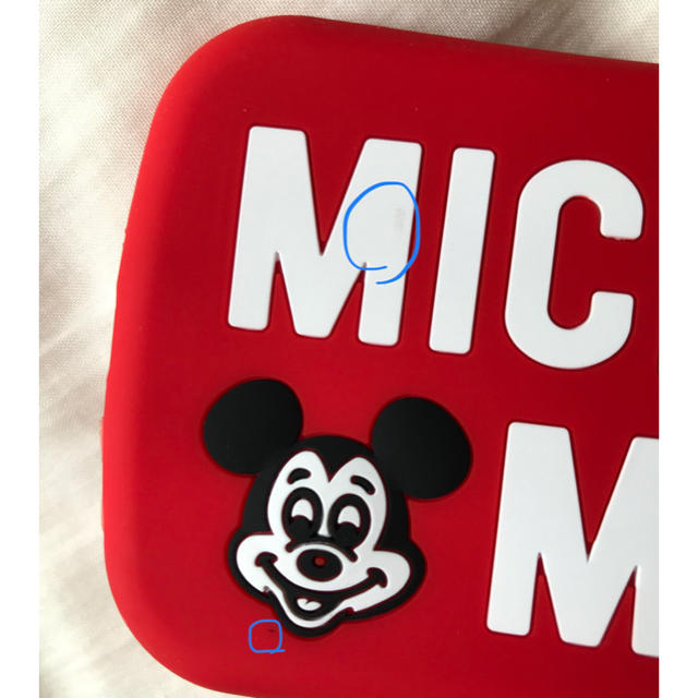 Disney(ディズニー)の新品❤︎ iPhone7/8 Disney ロゴ ミッキー 赤 シリコ カバー スマホ/家電/カメラのスマホアクセサリー(iPhoneケース)の商品写真