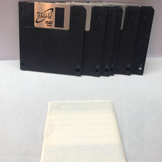 カオン(Kaon)の(送料無料)３．５インチフロッピーディスク 花王 MF2HD DOS８ 6枚。(PC周辺機器)
