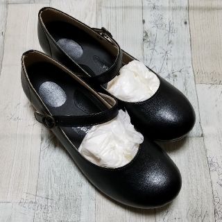 リゲッタ(Re:getA)のリゲッタ　ワンベルトローヒールパンプス　ブラック(ローファー/革靴)