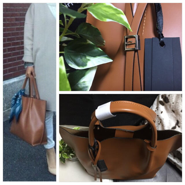 GIANNI CHIARINI/ジャンニキャリーニ トートバッグ キャメル www
