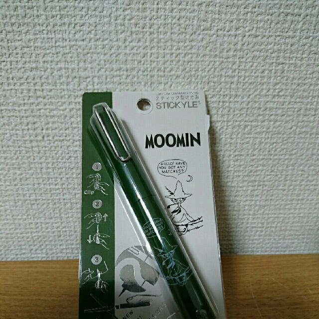 ムーミン スティッキール STICKYLE はさみ グリーン インテリア/住まい/日用品の文房具(はさみ/カッター)の商品写真