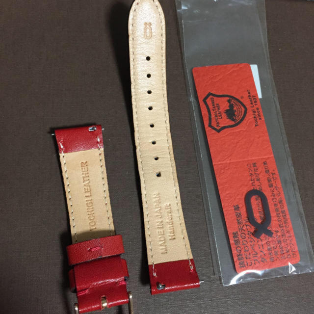 KNOT(ノット)のknot 純正 栃木レザー 腕時計 ベルト レディースのファッション小物(腕時計)の商品写真