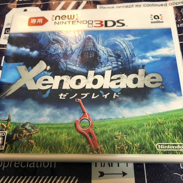 ニンテンドー3DS(ニンテンドー3DS)のxenoblade(ゼノブレイド) (ゆうじ様専用商品) エンタメ/ホビーのゲームソフト/ゲーム機本体(家庭用ゲームソフト)の商品写真