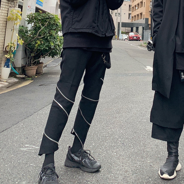 Comme des garçons 18aw 螺旋zip pants