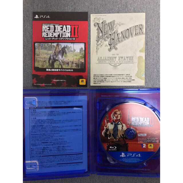 PlayStation4(プレイステーション4)の【特典コード有】PS4 美品 RDR2 レッドデッドリデンプション2 エンタメ/ホビーのゲームソフト/ゲーム機本体(家庭用ゲームソフト)の商品写真