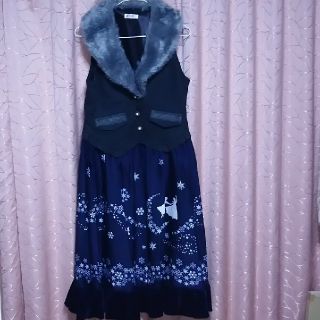 アクシーズファム(axes femme)のaxes femme ワンピース M(ひざ丈ワンピース)