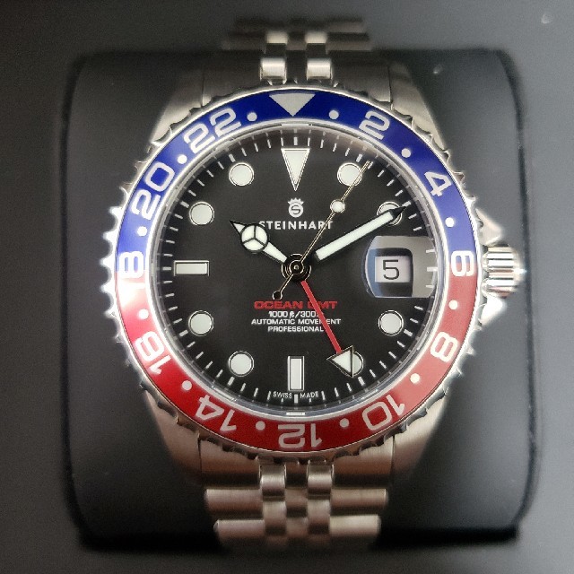 【SALE／60%OFF】 Steinhart(スタインハート)OCEAN GMT 39 blue-red 腕時計(アナログ)