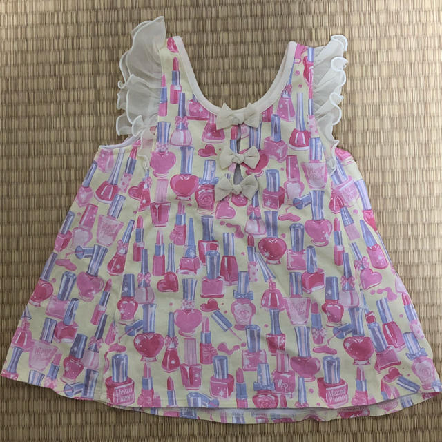 mezzo piano(メゾピアノ)のmezzo piano100cm キッズ/ベビー/マタニティのキッズ服女の子用(90cm~)(Tシャツ/カットソー)の商品写真