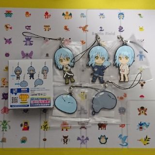 バンプレスト(BANPRESTO)の転スラ ラバーストラップ リムル5種コンプセット3(ストラップ)