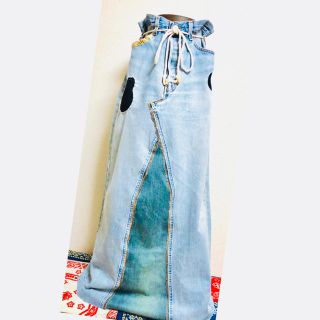 リーバイス(Levi's)のラッピングデニムスカート(ロングスカート)