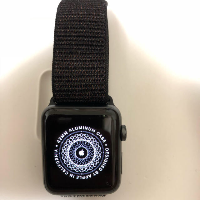 Applewatch series3 cellurarモデル 42mm 腕時計(デジタル)