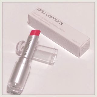 シュウウエムラ(shu uemura)の□新品 ルージュ アンリミテッド シュプリーム マット #ピュアコーラル (口紅)