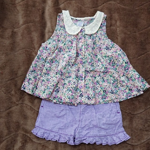 ANNA SUI mini(アナスイミニ)のアナスイミニセットアップsize90 キッズ/ベビー/マタニティのキッズ服女の子用(90cm~)(その他)の商品写真