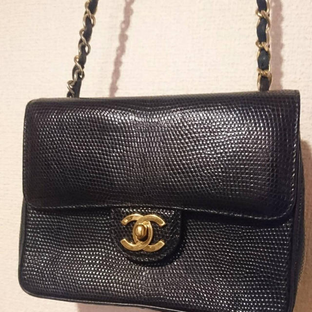 CHANEL(シャネル)のCHANEL バッグ リザード キャビアスキン レディースのバッグ(ショルダーバッグ)の商品写真