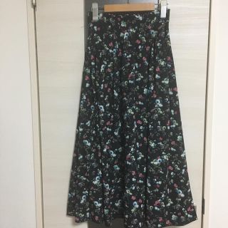 レプシィム(LEPSIM)の花柄シフォンロングスカート (ロングスカート)