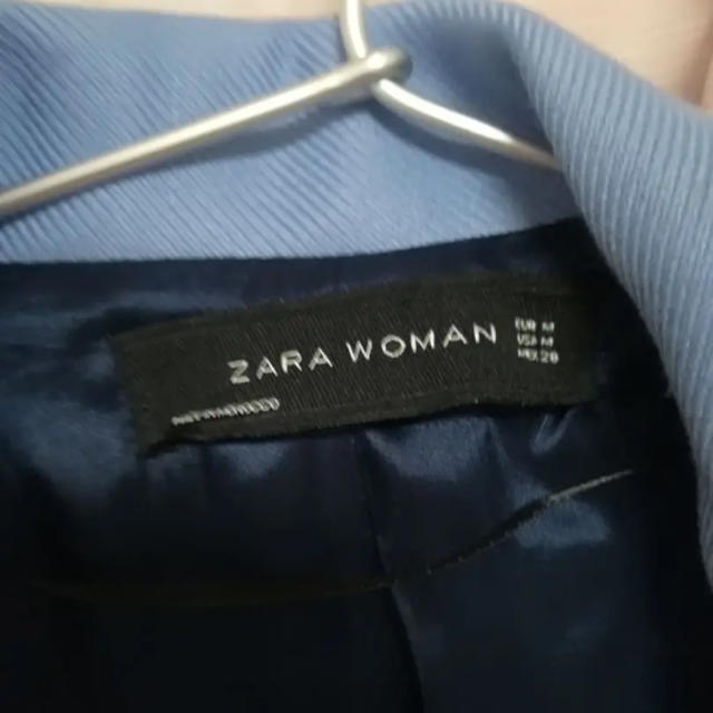 ZARA(ザラ)のZARA。チェスターコート#Blue レディースのジャケット/アウター(チェスターコート)の商品写真