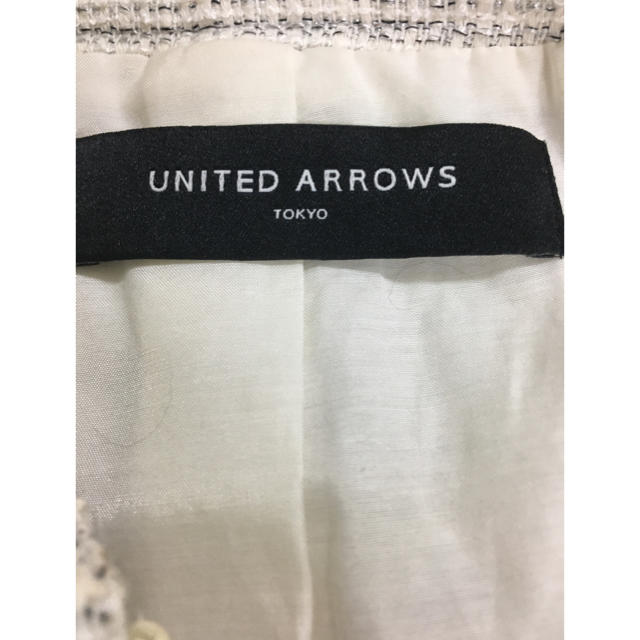 UNITED ARROWS(ユナイテッドアローズ)のユナイテッドアローズ ノーカラーショートジャケット レディースのジャケット/アウター(ノーカラージャケット)の商品写真