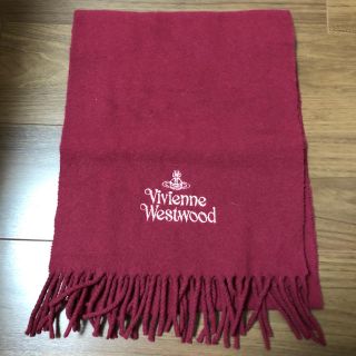 ヴィヴィアンウエストウッド(Vivienne Westwood)のヴィヴィアン マフラー ワインレッド(マフラー/ショール)