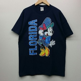 ディズニー(Disney)のVINTAGE ミニーマウス ディズニー USA製 Tシャツ L (Tシャツ/カットソー(半袖/袖なし))