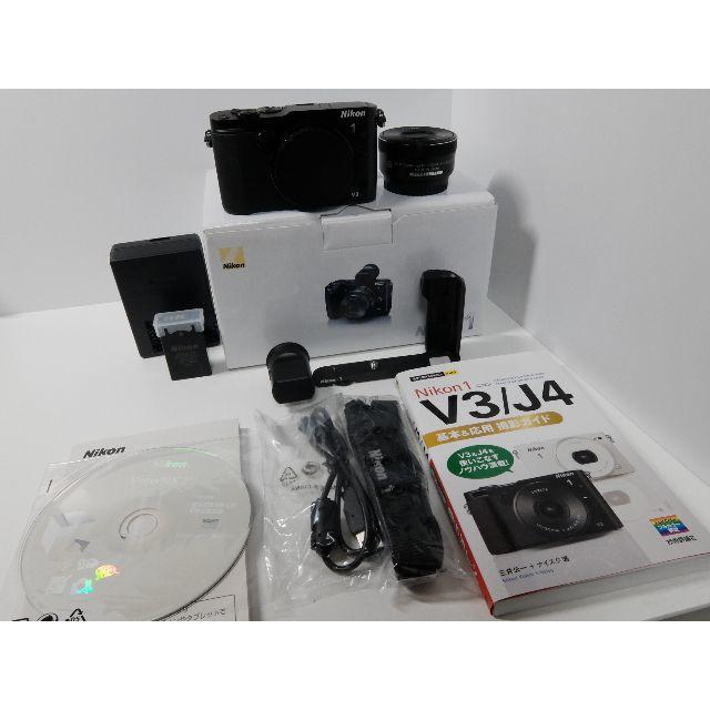 Nikon(ニコン)のニコン Nikon 1 V3 プレミアムキット スマホ/家電/カメラのカメラ(ミラーレス一眼)の商品写真