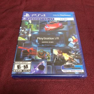 プレイステーションヴィーアール(PlayStation VR)のps4  プレイステーションVR デモディスク 未開封品(家庭用ゲームソフト)