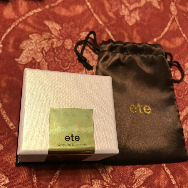 ete(エテ)の【値引き！】ete ピンキーリング （ダイヤ、淡水パール） レディースのアクセサリー(リング(指輪))の商品写真