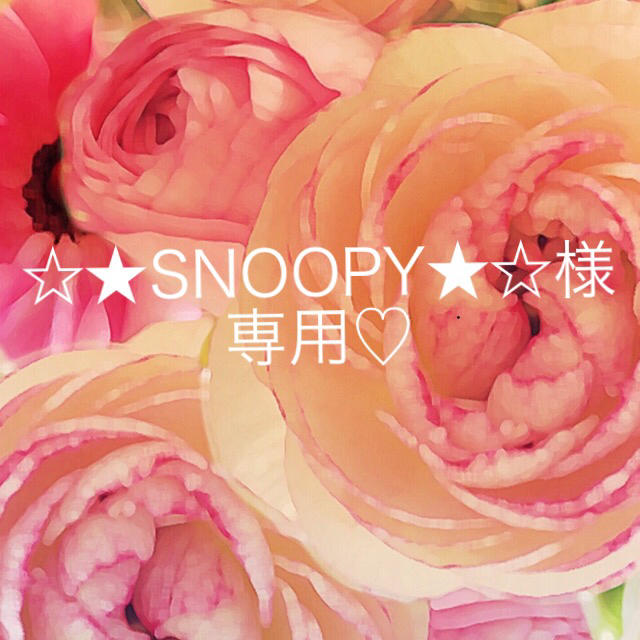 ☆★SNOOPY★☆様専用♡ ハンドメイドのアクセサリー(リング)の商品写真