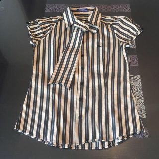 バーバリー(BURBERRY)のバーバリー ストライプシャツ(シャツ/ブラウス(半袖/袖なし))