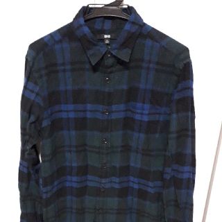 ユニクロ(UNIQLO)のユニクロのチェックネルシャツ Mサイズ(シャツ)