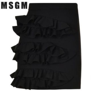 エムエスジイエム(MSGM)のローラ愛用ブランド 大人気RUFFLE MINI SKIRT♡(ひざ丈スカート)