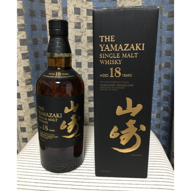 山崎18年、マイレージ、化粧箱付き食品/飲料/酒